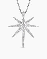 Liberty Pendant in White Gold with Diamonds